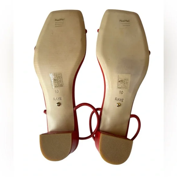 RAYE Etienne Heel in Red Brand New Size 10